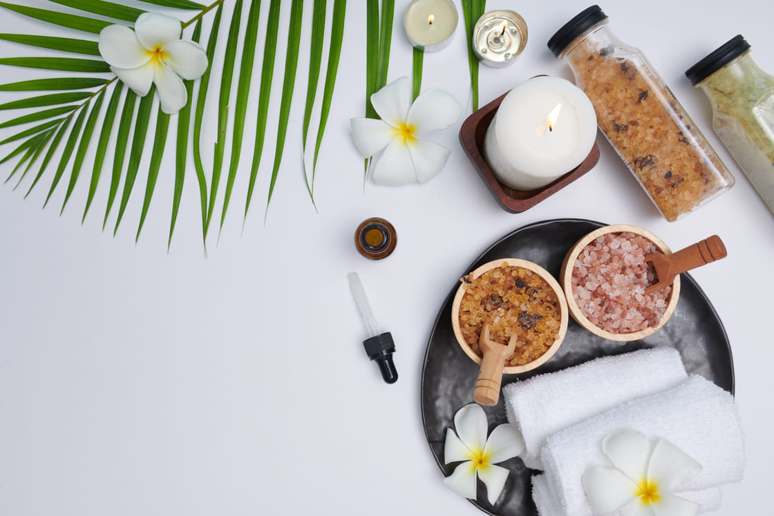spa-concept-beauty-fashion-concept-with-spa-set-perfumed-flowers-water-relaxation-zen-spa-setting-flat-lay-with-bowl-bath-salt-flowers-towel-natural-soap-top-view (1) (1)